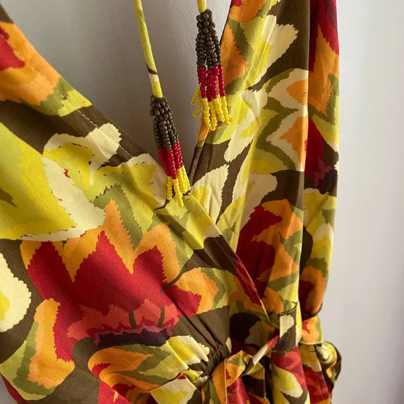 Farm Rio x Anthropologie Fruit Print Sleeveless Jumpsuit - Extra Small XS - NWT - Picture 4 of 11